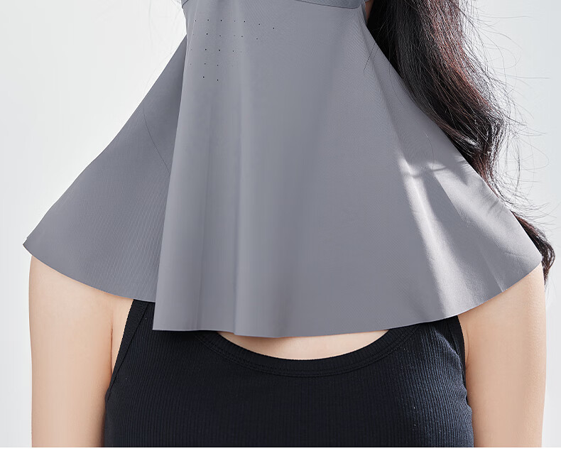 ZIY Seamless Breathable Face Shield Women's Summer Shoulder Neck Integrated Sun Protection Mask UV Protection Eye Corner Face Cover 12