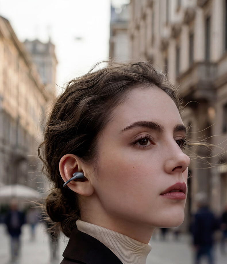 SANAG Sena ANC Clip-on True Wireless Bluetooth Earbuds Active Noise Cancelling Earphones Lossless Sound Quality Long Battery Life Translator Gift for Elders and Partners 2