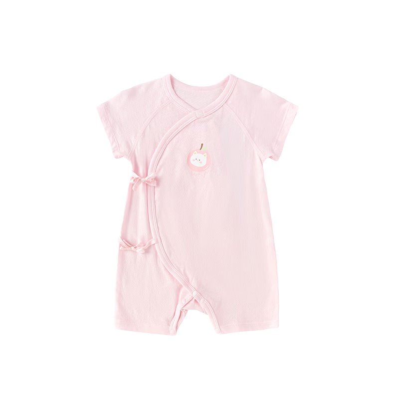 BALABALA Children's Clothing, Baby Romper, Kids' Pure Cotton Breathable, 2026 Summer New, Newborn Clothes, Top, Soft, Cute And Adorable