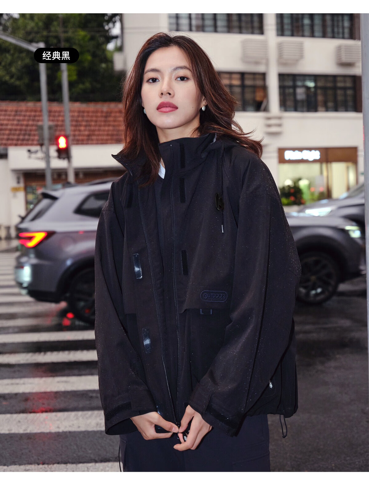 OUTDOOR PRODUCTS [Huangmeirou] Functional Three-In Fleece Jacket for Women, Windproof Coat, Xuanyi Purple 25