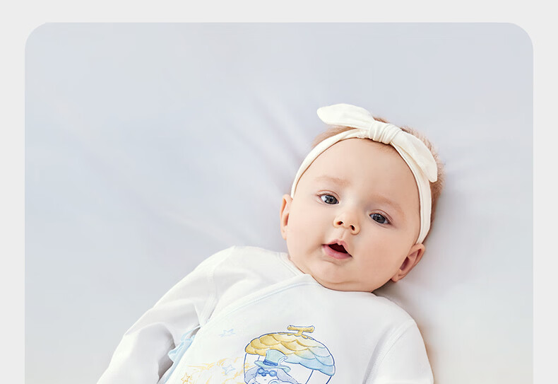 Babycare Baby Cotton Romper Newborn Bodysuit Full Moon Infant Clothing Champagne Pink 59cm 16