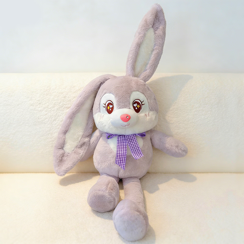Xiao Ye Seven Days Ear-Pulling Rabbit Plush Toy Doll Sleeping Companion Pillow Cloth Doll Children's Girl Birthday Gift 13
