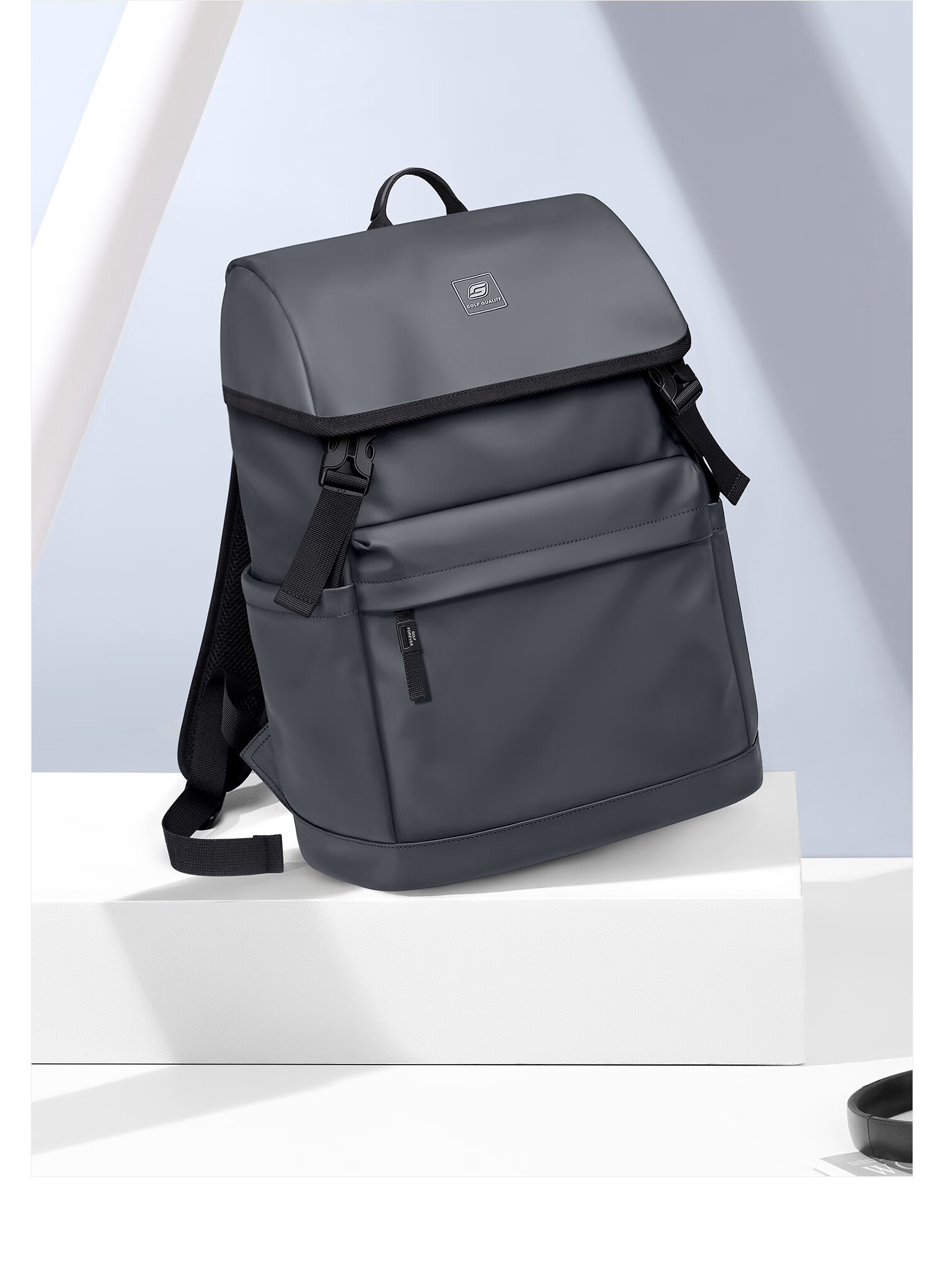GOLF Men's Travel Backpack 15.6/16 Inch Laptop Bag Student School Backpack Flap Business Commuter Backpack 16