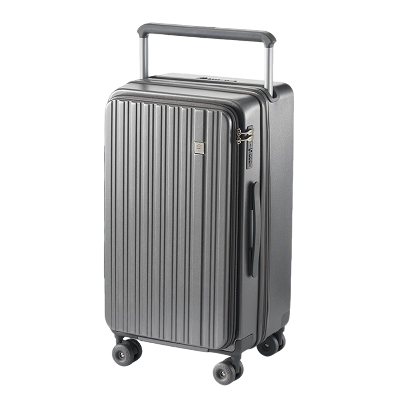 Paul Frank Side Opening Large Capacity Deep Compartment 28-Inch Wide Telescopic Handle Travel Luggage Front Opening Password Lock Suitcase