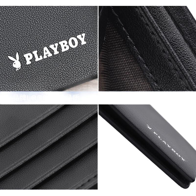 Мужской кожаный кошелек PLAYBOY