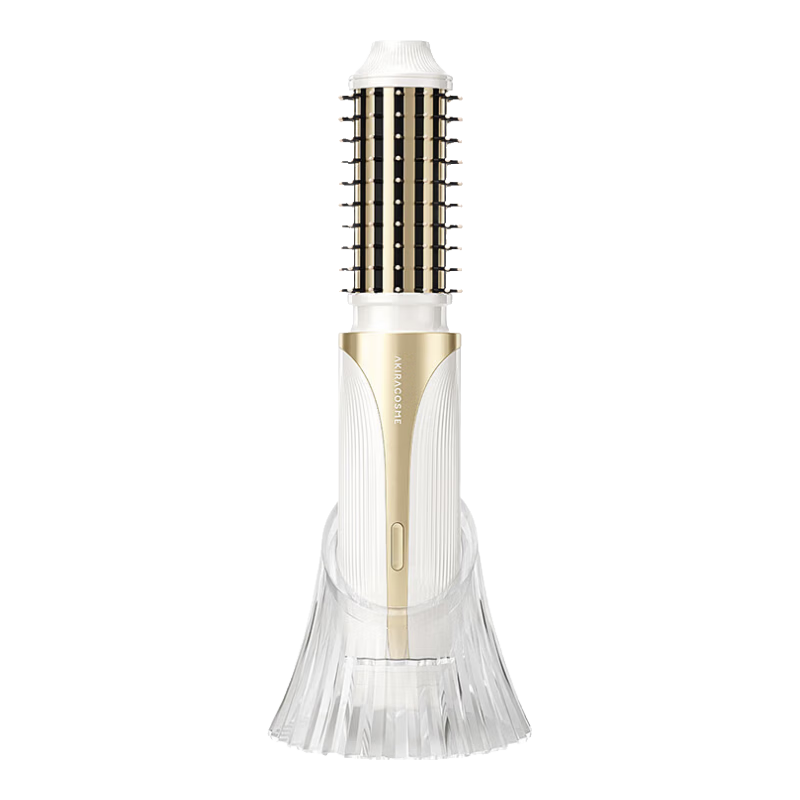 AKiracosme Wireless Negative Ion Curling Comb Hair-Friendly High Volume Portable Curling Iron for Bangs AC-S5B Mother's Day Gift