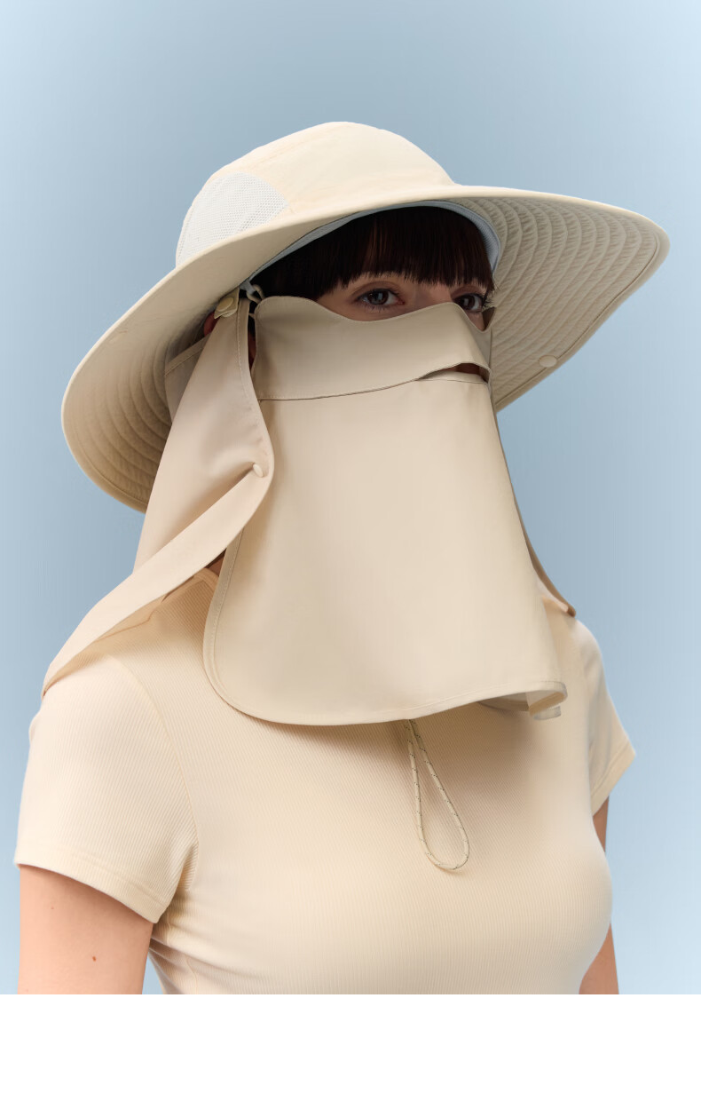 Bananain 503UV Pro Unisex Sun Protection Fisherman Hat with Detachable Breathable Face Mask and Sunshade 9