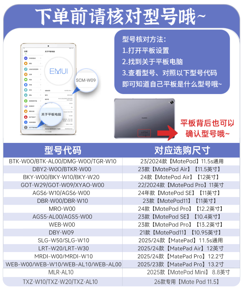 Suoying [720° Horizontal and Vertical Rotation] Compatible with Huawei MatePad 11.5s Tablet Case 2026/25/24 Agile Version/Soft Light Edition 11.5 Protective Smart Leather Cover 1