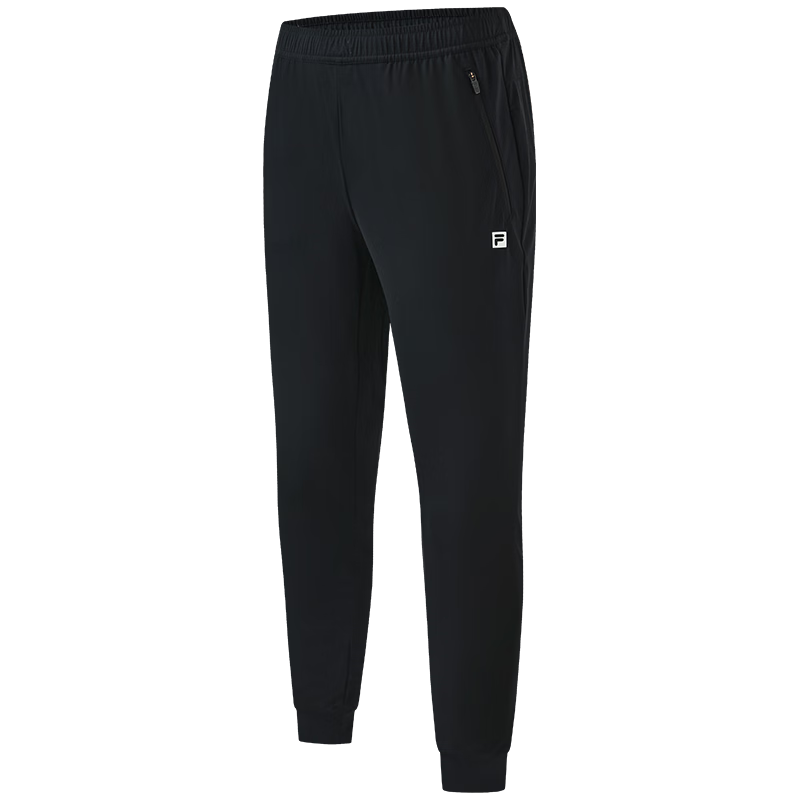 FILA Official Men's Summer Thin Breathable Sun-Protective Knit Jogger Pants Fitness Trousers