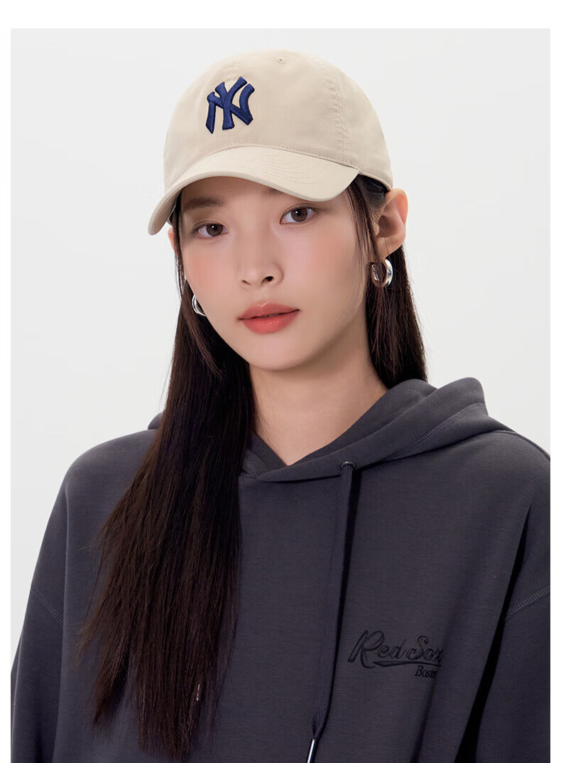 MLB Baseball Cap for Men And Women, Couples' Soft Top Cap, Casual Sports Hat for All Seasons, 3ACP6601N-07RDS 29