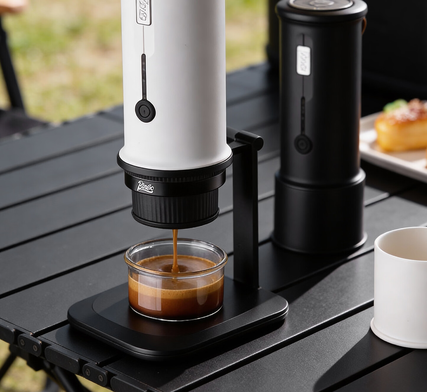 Bincoo Portable Coffee Maker H2Pro Capsule Coffee Machine Small Electric Italian Espresso Extractor 27