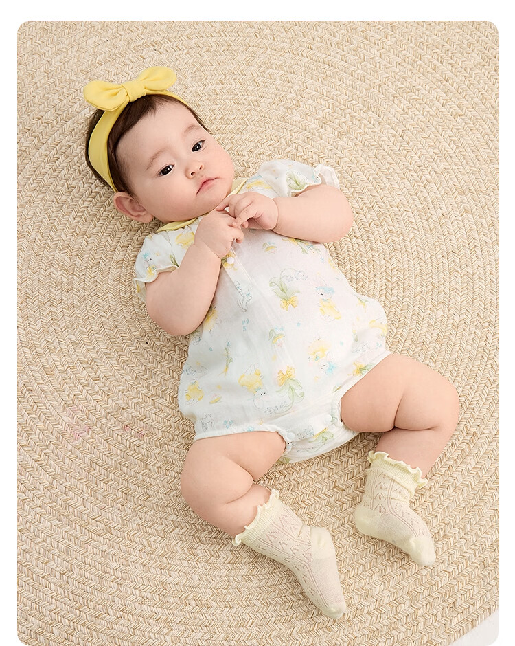 Balabala【balaOne】Kids Baby Triangle Romper 2026 Summer Cute Playful 14