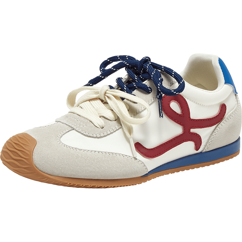 BASTO [Zhang Yuexi's Choice] Candy-Colored Height-Increasing Training Shoes for Women, Casual Forrest Gump Style Sneakers, Red, Size 37