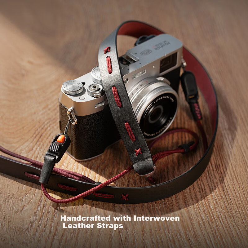 PGYTECH Camera Shoulder Strap Dandelion Slim Quick Release DSLR Strap for Nikon Fujifilm Canon Sony Vintage Quiet Night Black