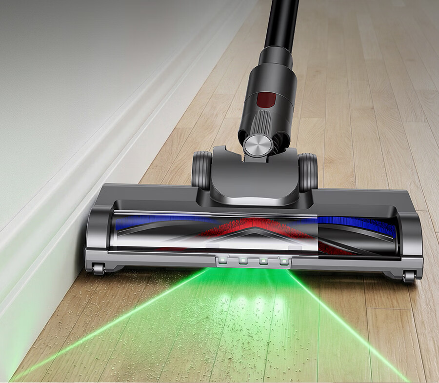 Puppy Vacuum Cleaner Home Large Suction Cordless Handheld Green Light Dust Detection Dry Wet Mopping Mite Removal Pet Hair Vacuum S006 PRO 28