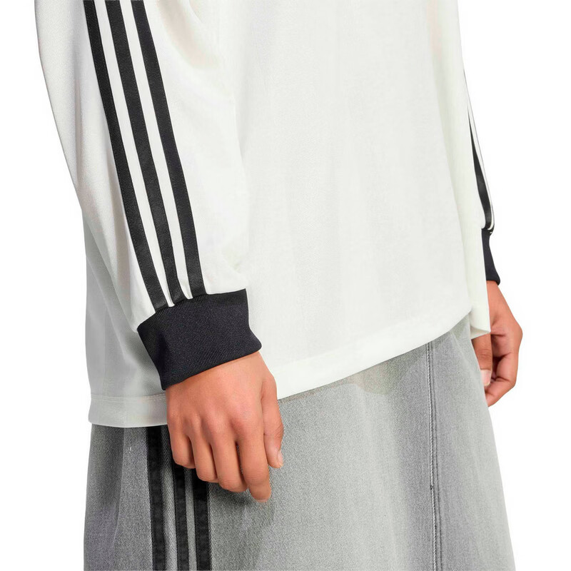 Adidas Originals Women's 3S JAQUARD LS Long Sleeve Top KG3711 White S 7