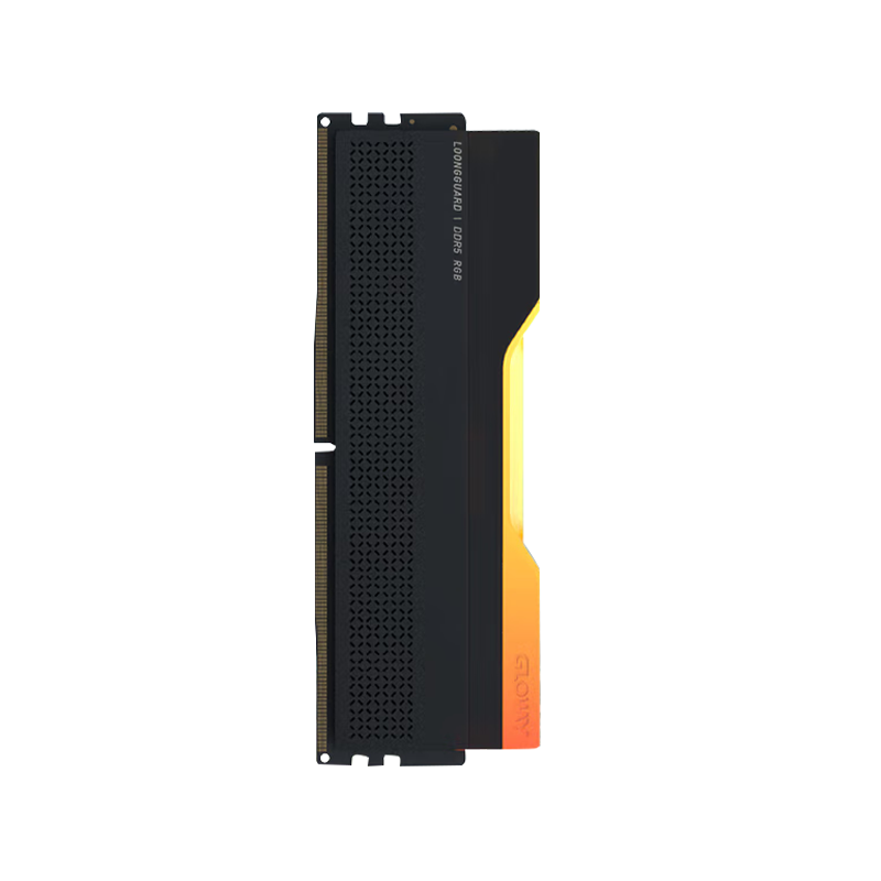 Gloway 24GB DDR5 6000 Desktop Memory Module, Longwu RGB Light Bar, Hynix M-Die CL28, Starry Black, AI Computer Accessory Upgrade