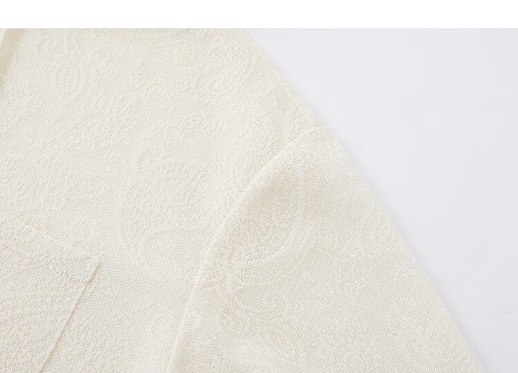 Demana [Simple Elegance] Spring Lightweight Hooded Jacquard Drop Shoulder Shirt Loose Fit Petite Women's Blouse 14
