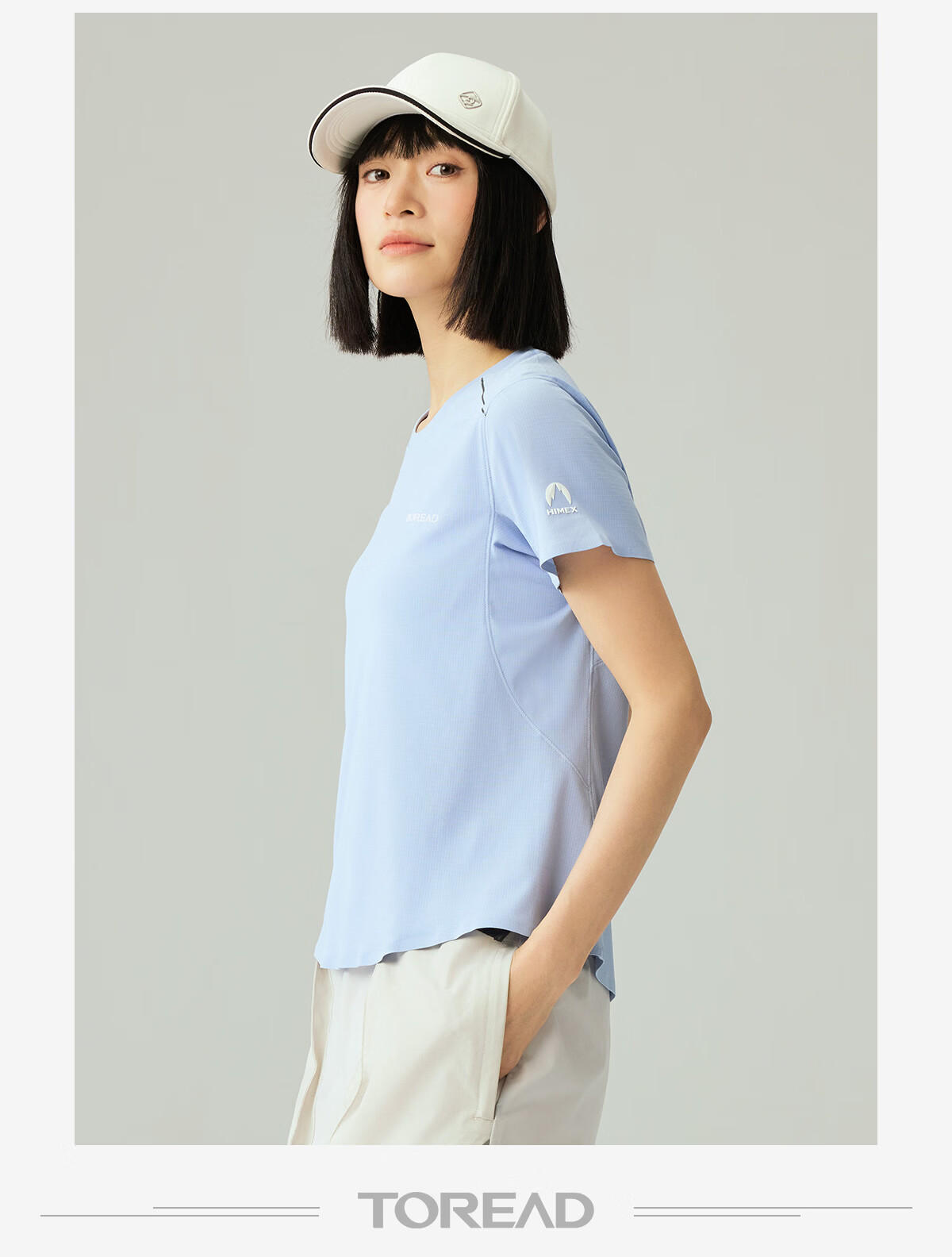 TOREAD Mall Same Style Quick-Dry Short Sleeve T-Shirt Couple Functional Breathable Stretch Crew Neck Sports Hiking Shirt TAJJAN81025 17