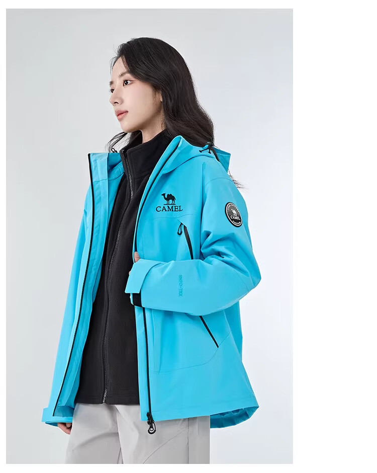 CAMEL RainBlade LT 3-in-1 Waterproof Windproof Mountaineering Jacket 2025 Outdoor Storm-Grade 23