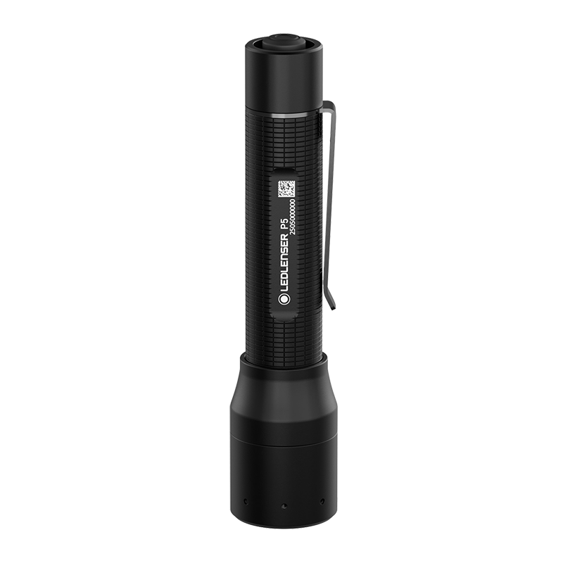 LED LENSER P5 Waterproof Zoomable High-Power Flashlight EDC Portable Outdoor Lighting with AA Battery Quick Focus
