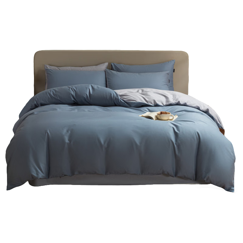 MUJI Pure Cotton Class A 60-Count Mercerized Ultra-Soft Antibacterial Solid Color Duvet Cover 100% Xinjiang Cotton 200x230cm