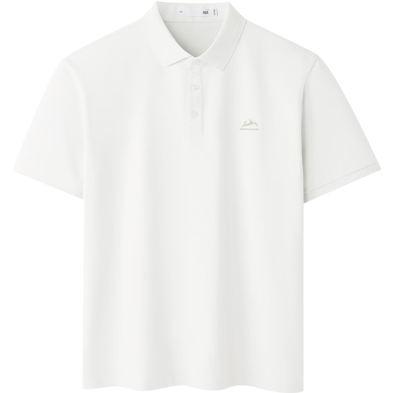 HLA Heilan Home Men's Short Sleeve Polo Shirt 26 Mountain Series Cool and Breathable Summer Short Sleeve