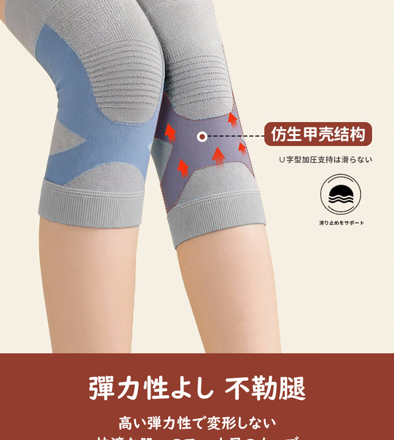 CRALVKOIN Medical Knee Brace for Warmth, Arthritis, Meniscus Injury, Effusion, Cold Legs, Cold Prevention, Autumn And Winter Season, Middle-Aged And Elderly People 4