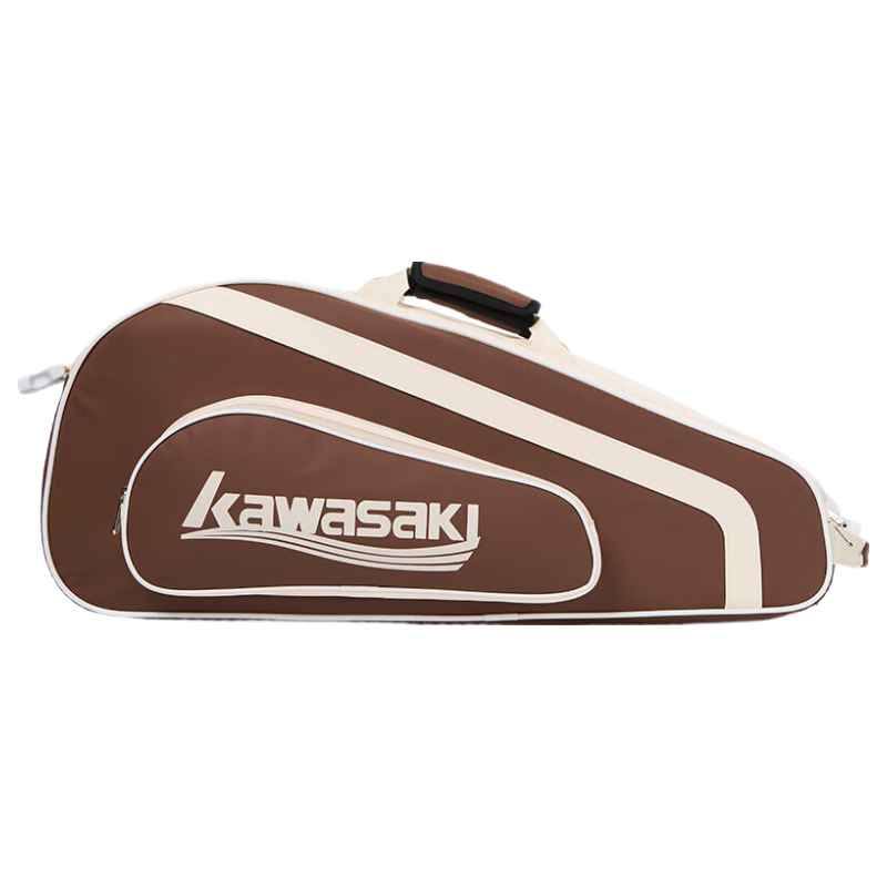 KAWASAKI C8903 Badminton Bag 9-Racket Capacity Large Volume with Separate Shoe Compartment Black