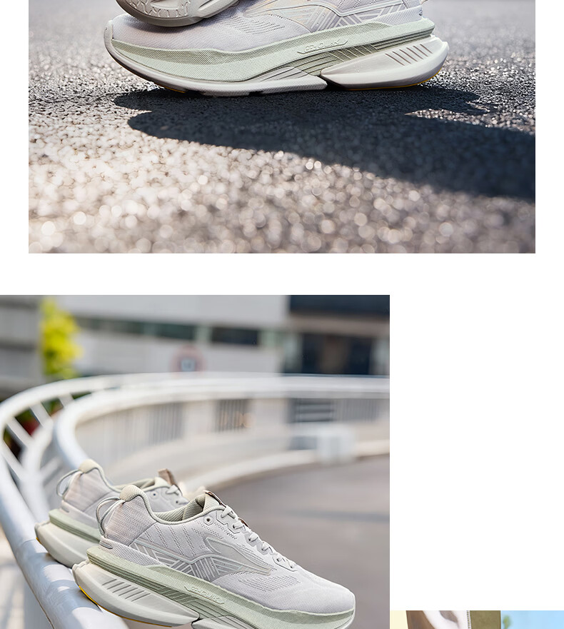 361° Men's Running Shoes Chiyan 6 Spring Summer Breathable Casual Commuter Cushioned Jogging Shoes 672612202-1 23