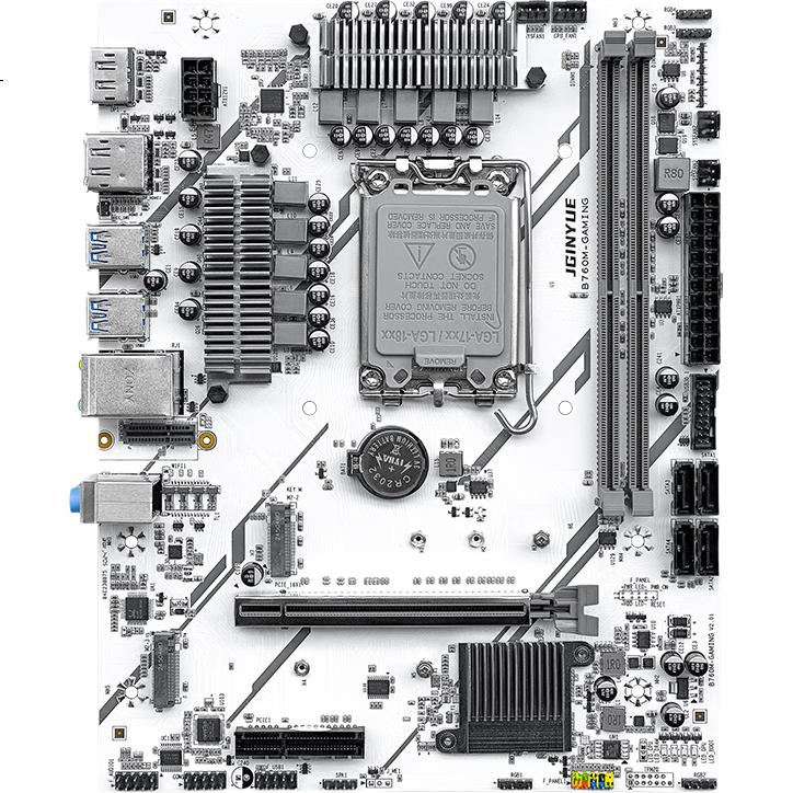 Материнская плата JGINYUE B760M GAMING, DDR4, LGA 1700