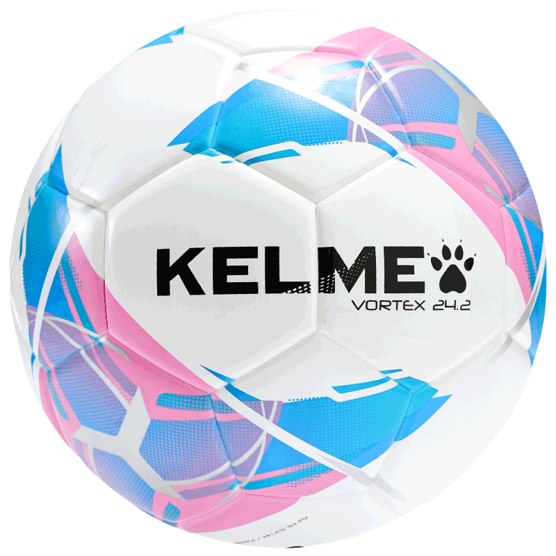 KELME Hot-Melt Soccer Ball, Adult Professional Competition Training Wear-Resistant Standard Size 5 Ball, Pink And Blue, Size 5