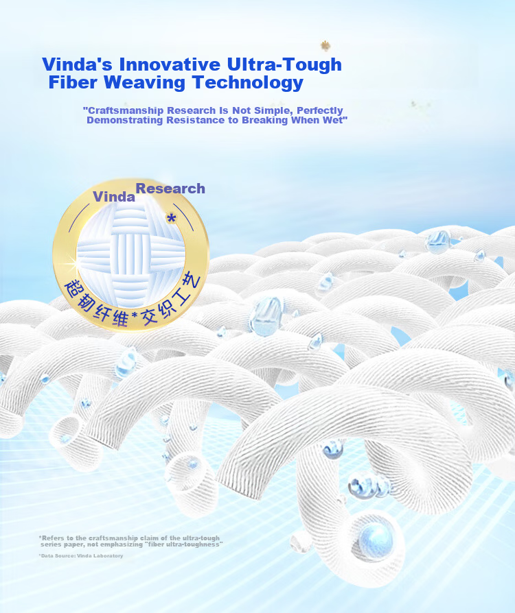 Vinda [Single Pack] Facial Tissues V2219, Extra Strong Soft Tissue, S Size, 3-Ply, 150 Sheets*3 Packs (Small Size) 3