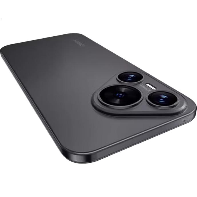 Чехол для Huawei Pura 70 HOLDZU, ультратонкий матовый, защита всего корпуса и объектива, черный