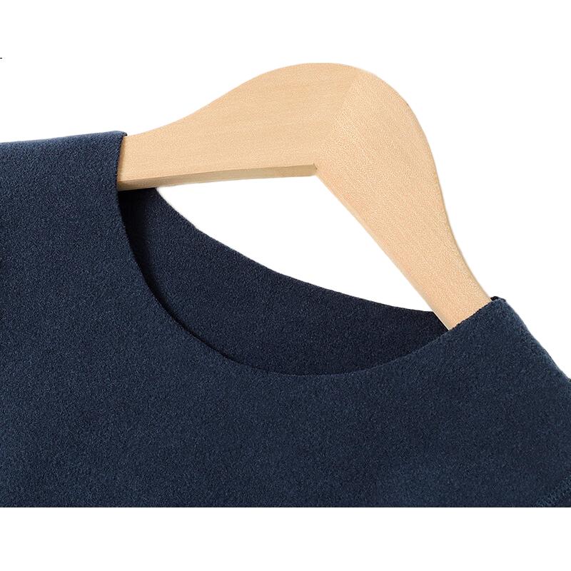 Bingxue Mian Children's Thermal Underwear Boys and Girls Seamless Thin Autumn Tops and Bottoms Large Kids German Velvet Fleece Heating Skin-Friendly Autumn Winter