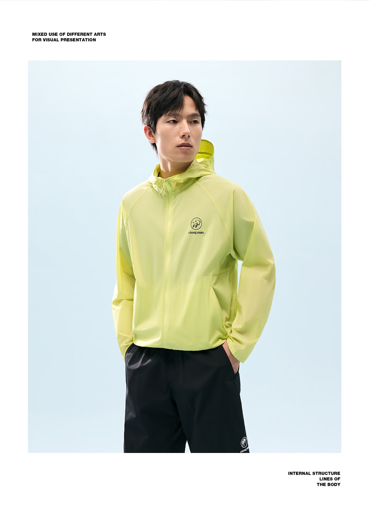 Xiongmao [Ice Stick 3.0], Liu Yifei's Same Style Sun Protection, for Men And Women, Spring And Summer New Ice-Cool Breathable Original Yarn UPF90 Jacket 5081 30