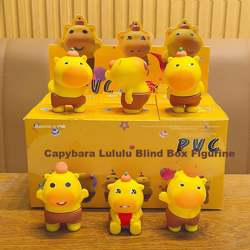 Shangmei Beibei Capybara Hole Fun Blind Box Poke Fun Lucky Draw Student Prize Kindergarten Gift Toy Birthday Present 13