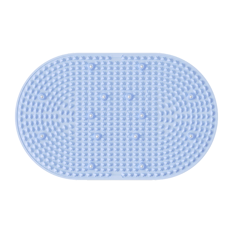 Keep Liquid Soft Silicone Acupressure Board Large Size Food Grade Ultra Slow Running Mat Foot Massage Acupoint Toe Pressure Board Pro - Blue