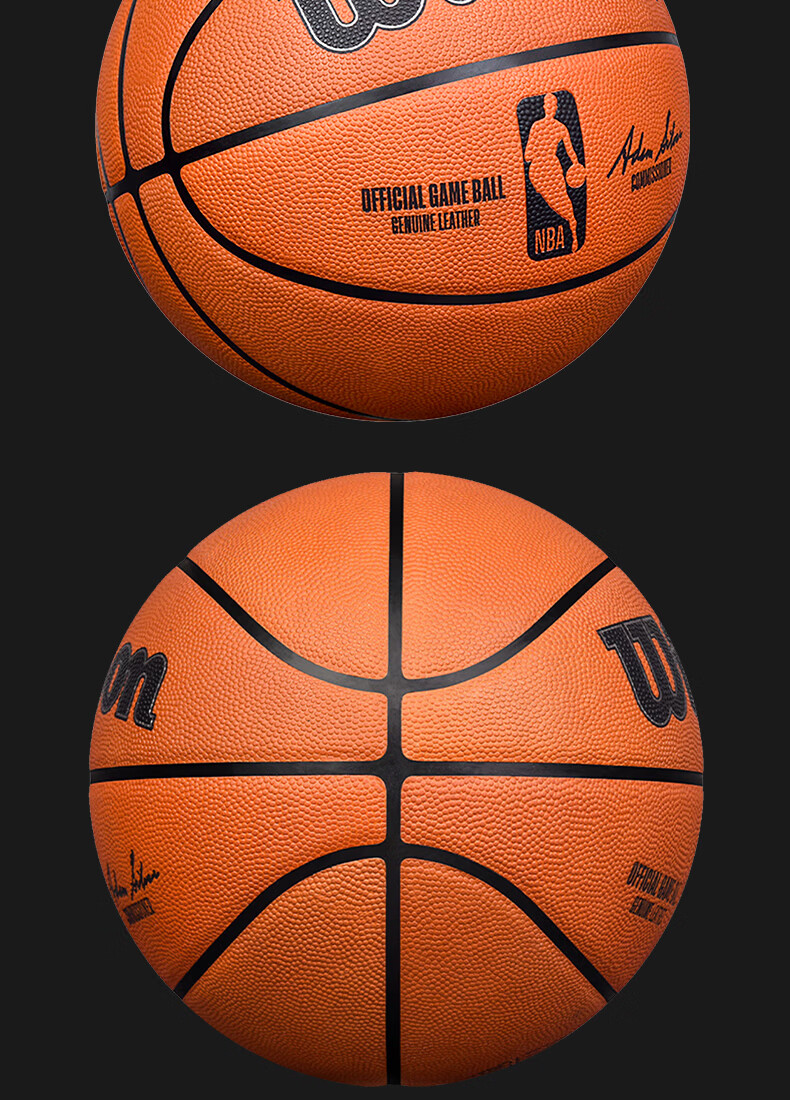 Wilson Basketball, Size 7, Moisture-Absorbing PU Ultra-Fine Fiber, AUTHENTIC Professional Competition, Adult Seven Basketball 14