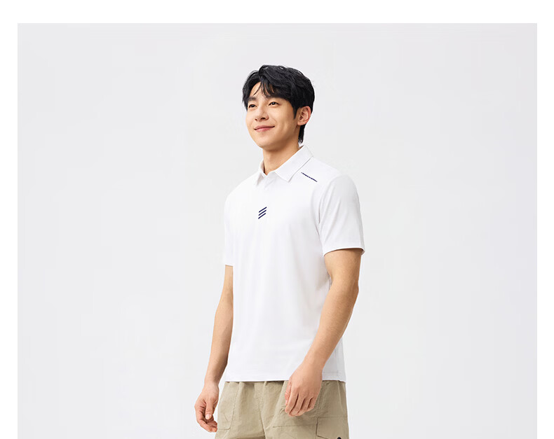 361° Men's Short Sleeve Polo Shirt Spring Summer Sports Casual Sun Protection Cooling Top 652624104-5 22