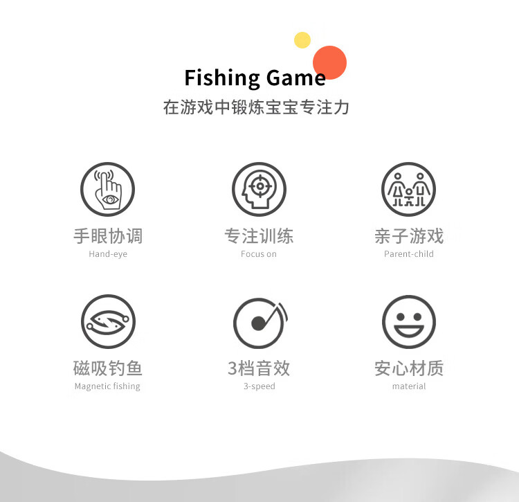 COODORA Fishing Toy for 1-3 Years Old Large Baby Electric Music Magnetic Early Education Educational New Year Gift 2
