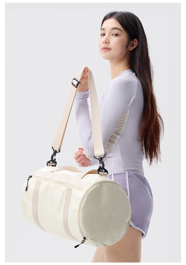 Keep Waterproof Dry and Wet Separation Swim Bag Travel Fitness Unisex Sports Bucket Bag Training Crossbody 532 Black Shine 15