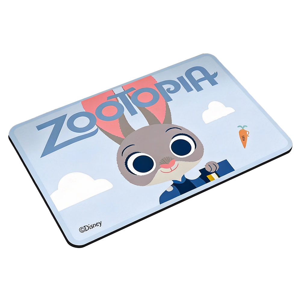Disney Zootopia Judy Cartoon Bathroom Mat Absorbent Diatom Mud Door Mat 45cm