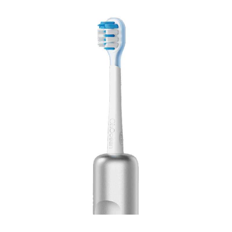 Breath Ocean Orthodontic Low-Frequency Electric Toothbrush Soft Bristles Shock-Absorbing Sonic Toothbrush for Braces Sensitive Teeth Adults