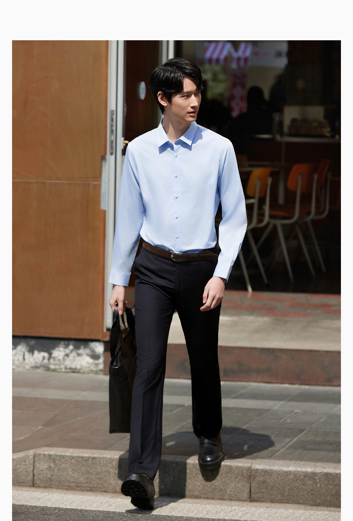 Hodo Non-Iron Draped Men's Casual Comfortable Stretch Trousers Easy Care Father's Day Gift 15