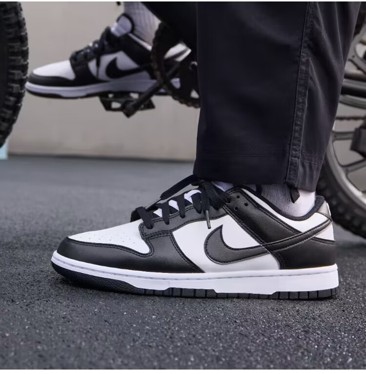 Nike Men's Retro Casual Sneakers DUNK Cushioned Sports Shoes HF5441-100 Black White Size 42.5 2