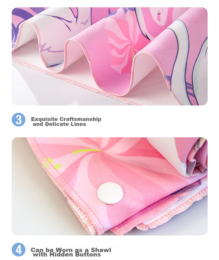 Hosa Quick-Drying Swimming Towel, Absorbent Towel for Women, Sports Fitness Towel, Portable Hot Spring Travel Beach Towel, Purple 17