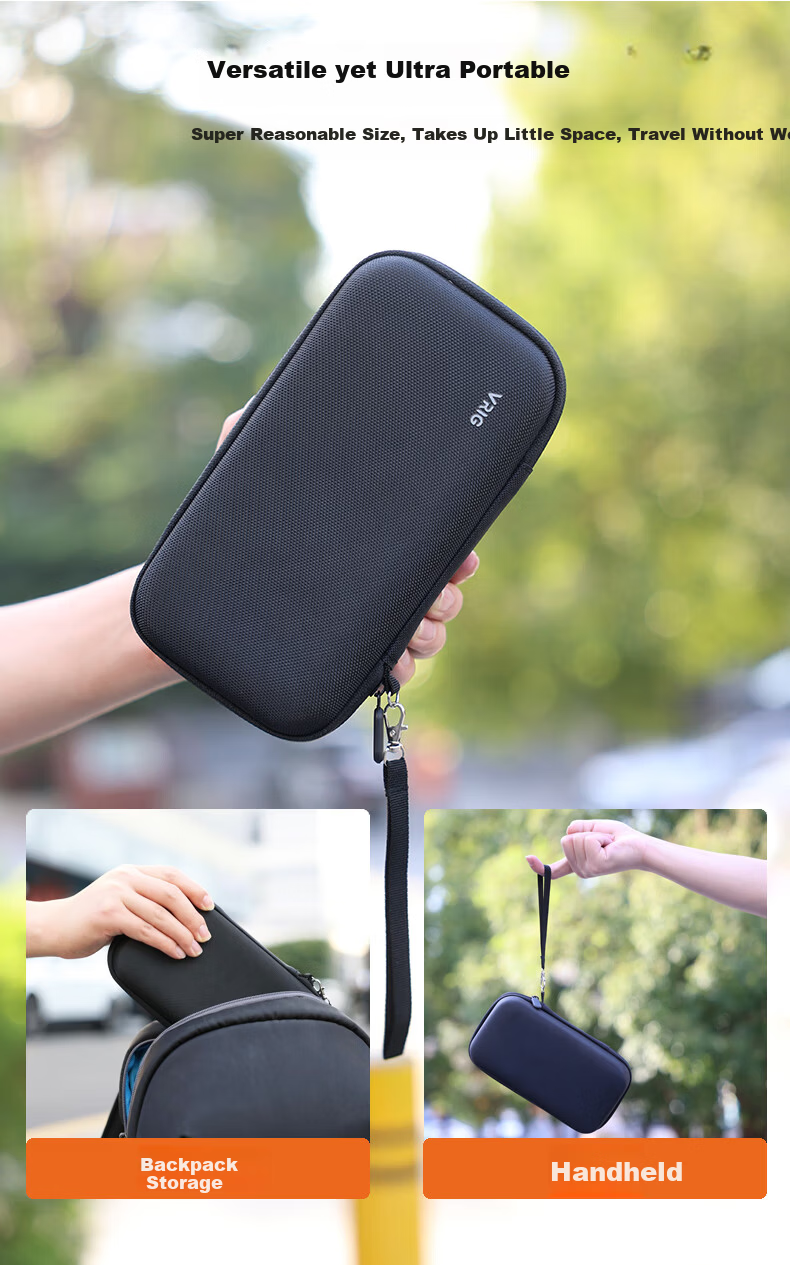 VRIG AC-62 DJI Pocket 3 Storage Case All-in-One Hard Shell Camera Bag Pocket Gimbal Camera Protective Case Portable Handheld Accessory Travel Bag 5