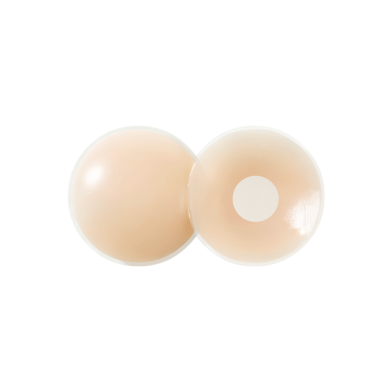 SecretWorld Silicone Nipple Covers with Storage Bag, Invisible Seamless Adhesive Bra Pads for Women, Anti-Show-Through, Wedding Dress Special, Anti-Exposure Breast Stickers