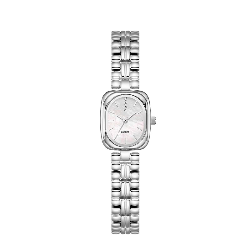 Caloric King Minimalist Small Gold Luxury Women's Watch Elegant Ladies Wristwatch Small Dial Birthday Gift for Girlfriend